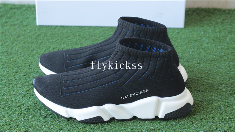 Balenciaga Speed Trainer Low Black Blue White